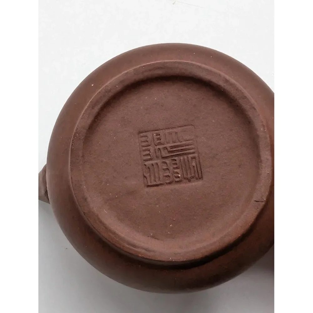 100cc Yixing Zisha Gongfu Shui‎ Ping Brown Clay Teapot 2